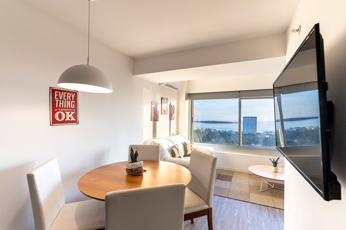1 ambiente con vista a Playa Mansa - OCEAN DRIVE COUNTRY I